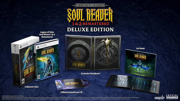 Legacy of Kain™ Soul Reaver 1&2 Remastered (Deluxe Edition) (PS5) in the group HOME ELECTRONICS / Game consoles & Accessories / Sony PlayStation 5 / Games at TP E-commerce Nordic AB (D26452)
