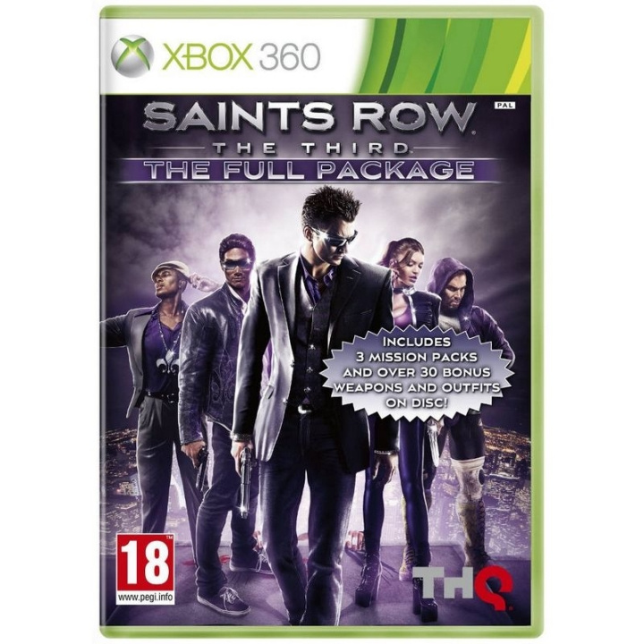 Saints Row The Third (The Full Package) (SPA/Multi in Game) in the group HOME ELECTRONICS / Game consoles & Accessories / Xbox 360 at TP E-commerce Nordic AB (D26806)