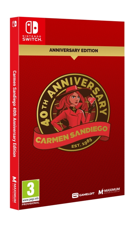 Carmen Sandiego 40th Anniversary Edition (Switch) in the group HOME ELECTRONICS / Game consoles & Accessories / Nintendo Switch / Games at TP E-commerce Nordic AB (D26867)