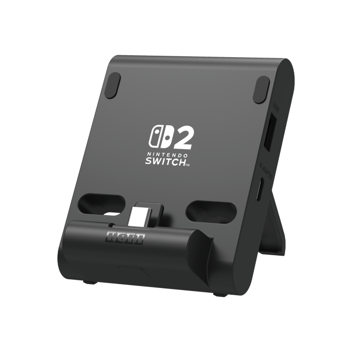 Hori Dual USB PlayStand for Nintendo Switch 2 - Dark Grey in the group HOME ELECTRONICS / Game consoles & Accessories / Nintendo Switch 2 / Accessories at TP E-commerce Nordic AB (D26905)