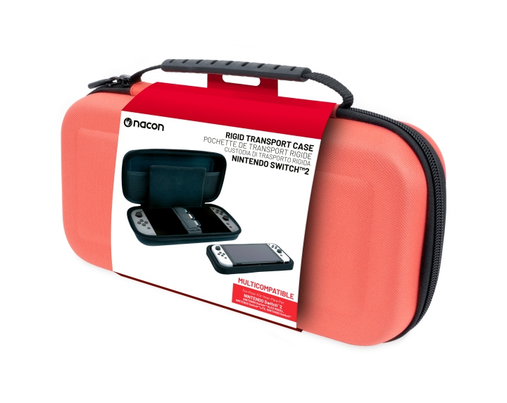 NACON Classic Taske L - Nintendo Switch 2 - Pastel Rød in the group HOME ELECTRONICS / Game consoles & Accessories / Nintendo Switch 2 / Accessories at TP E-commerce Nordic AB (D26989)