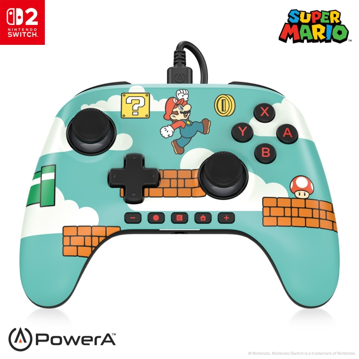 PowerA Advantage Wired Controller for Nintendo Switch 2 - Mario Time in the group HOME ELECTRONICS / Game consoles & Accessories / Nintendo Switch 2 / Accessories at TP E-commerce Nordic AB (D27047)