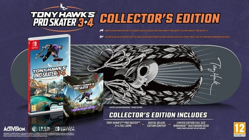 Tony Hawk\'s Pro Skater 3 + 4 Collectors Edition (Switch) in the group HOME ELECTRONICS / Game consoles & Accessories / Nintendo Switch / Games at TP E-commerce Nordic AB (D27102)