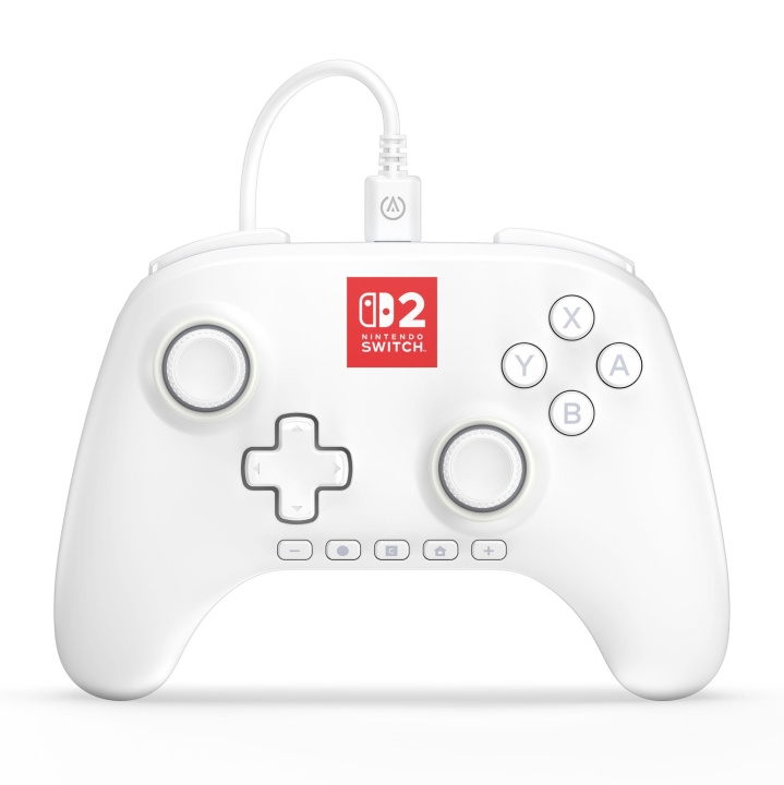 PowerA Advantage Wired Controller for Nintendo Switch 2 with Lumectra - White in the group HOME ELECTRONICS / Game consoles & Accessories / Nintendo Switch 2 / Accessories at TP E-commerce Nordic AB (D27173)