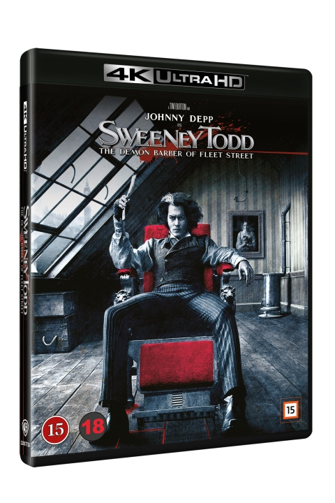 Sweeney Todd in the group HOME ELECTRONICS / Audio & Picture / TV & Accessories / Movies / Blu-ray at TP E-commerce Nordic AB (D27422)