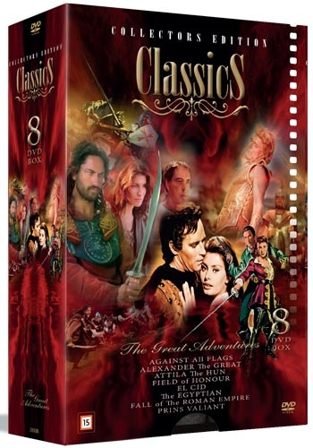 Classics - 8 DVD Box - True classic stories in the group HOME ELECTRONICS / Audio & Picture / TV & Accessories / Movies / DVD at TP E-commerce Nordic AB (D27434)