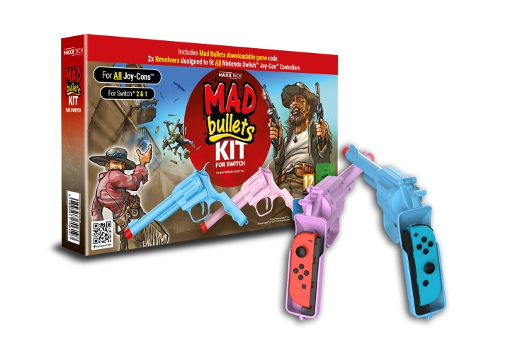 Maxx Tech Mad Bullets CIB with Switch 2 & 1 compatible accessory in the group HOME ELECTRONICS / Game consoles & Accessories / Nintendo Switch 2 / Accessories at TP E-commerce Nordic AB (D27510)