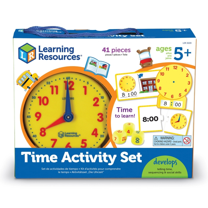 Learning Resources Time Activity Set (LSP3220-SCA) in the group TOYS, KIDS & BABY PRODUCTS / Baby toys / Activity toys at TP E-commerce Nordic AB (D27519)