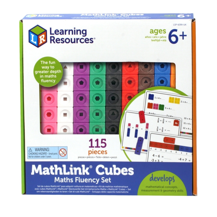Learning Resources MathLink® Cubes - Maths Fluency Set (LSP4299-SCA) in the group TOYS, KIDS & BABY PRODUCTS / Toys / Building toys / Toy blocks at TP E-commerce Nordic AB (D27527)