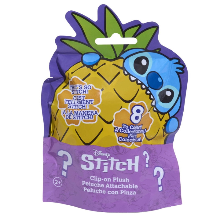 Disney Stitch - Movie Clip-on Plush 9 cm Assorted - (302-11367) in the group TOYS, KIDS & BABY PRODUCTS / Baby toys / stuffed animals at TP E-commerce Nordic AB (D27529)