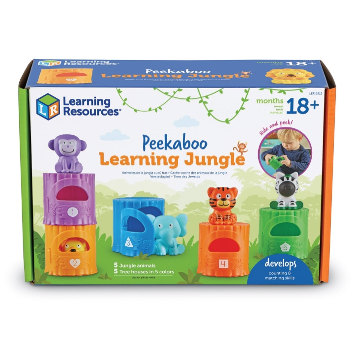 Learning Resources Peekaboo Learning Jungle (LSP6815-SCA) in the group TOYS, KIDS & BABY PRODUCTS / Baby toys / Activity toys at TP E-commerce Nordic AB (D27549)