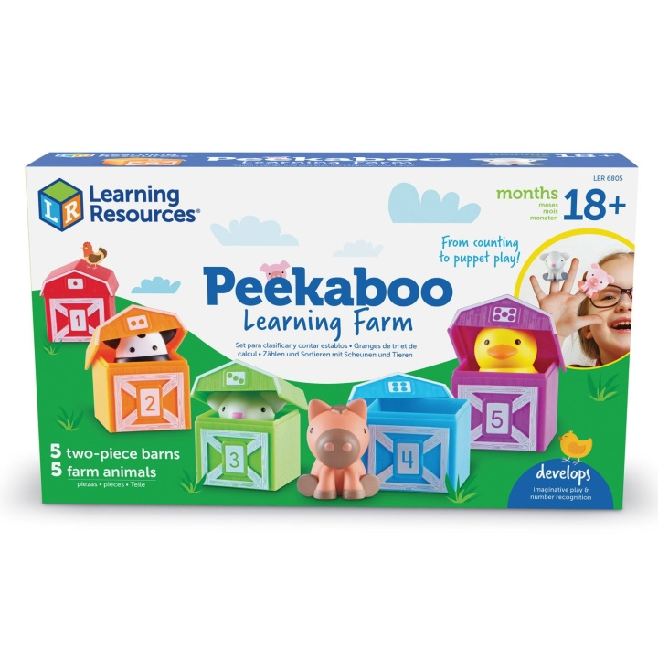 Learning Resources Peekaboo Learning Farm (LSP6805-SCA) in the group TOYS, KIDS & BABY PRODUCTS / Baby toys / Activity toys at TP E-commerce Nordic AB (D27550)