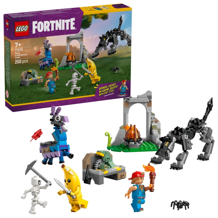 LEGO Fortnite - Peely & Sparkplug\'s Camp (77075) in the group TOYS, KIDS & BABY PRODUCTS / Toys / Building toys / Lego at TP E-commerce Nordic AB (D27565)