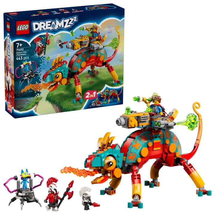 LEGO DREAMZzz - Mateo\'s Fire Chameleon (71492) in the group TOYS, KIDS & BABY PRODUCTS / Toys / Building toys / Lego at TP E-commerce Nordic AB (D27570)
