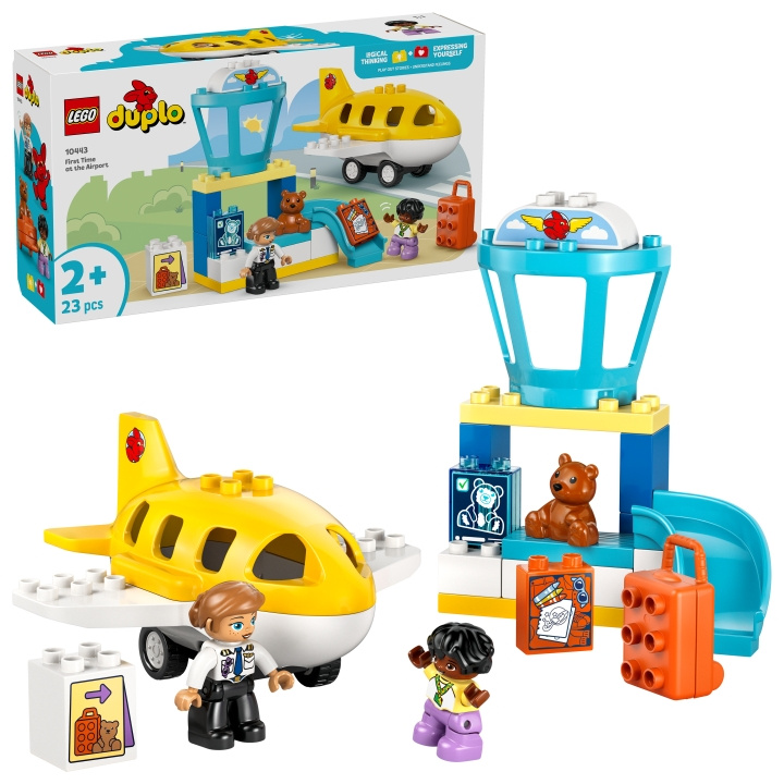 LEGO DUPLO Town - First Time at the Airport (10443) in the group TOYS, KIDS & BABY PRODUCTS / Toys / Building toys / Lego at TP E-commerce Nordic AB (D27573)