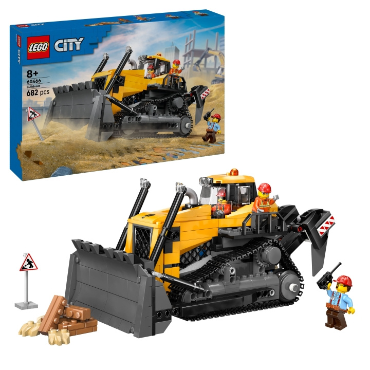 LEGO LEGO City - Yellow Bulldozer (60466) in the group TOYS, KIDS & BABY PRODUCTS / Toys / Building toys / Lego at TP E-commerce Nordic AB (D27584)