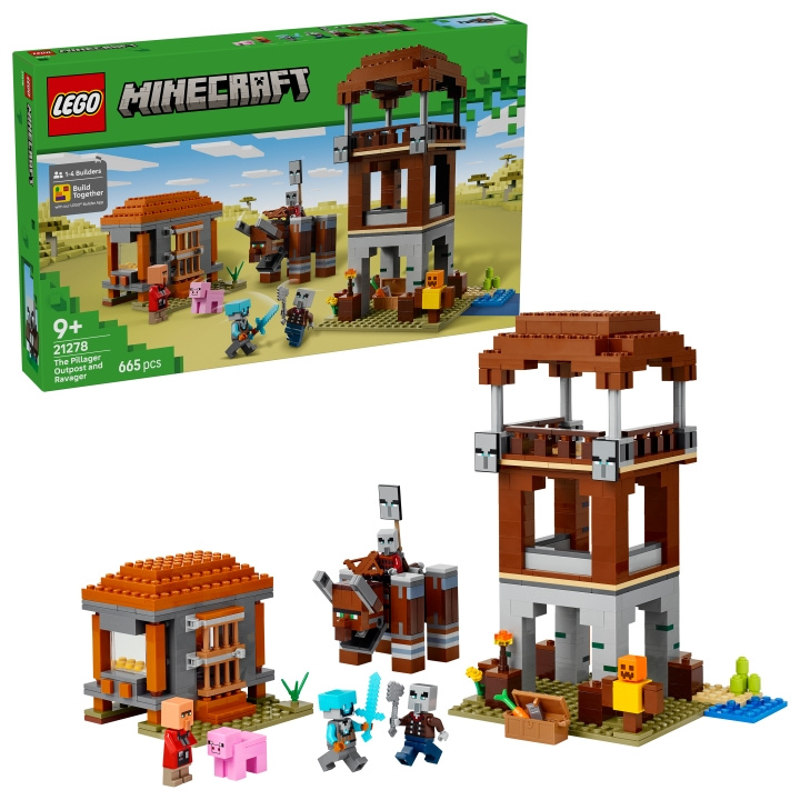 LEGO Minecraft - The Pillager Outpost and Ravager (21278) in the group TOYS, KIDS & BABY PRODUCTS / Toys / Building toys / Lego at TP E-commerce Nordic AB (D27592)