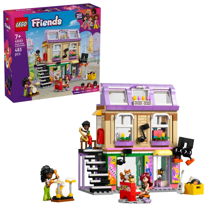 LEGO LEGO Friends - Music Shop & Apartment (42653) in the group TOYS, KIDS & BABY PRODUCTS / Toys / Building toys / Lego at TP E-commerce Nordic AB (D27597)