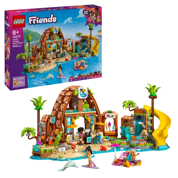 LEGO LEGO Friends - Family Holiday Beach Resort (42673) in the group TOYS, KIDS & BABY PRODUCTS / Toys / Building toys / Lego at TP E-commerce Nordic AB (D27604)