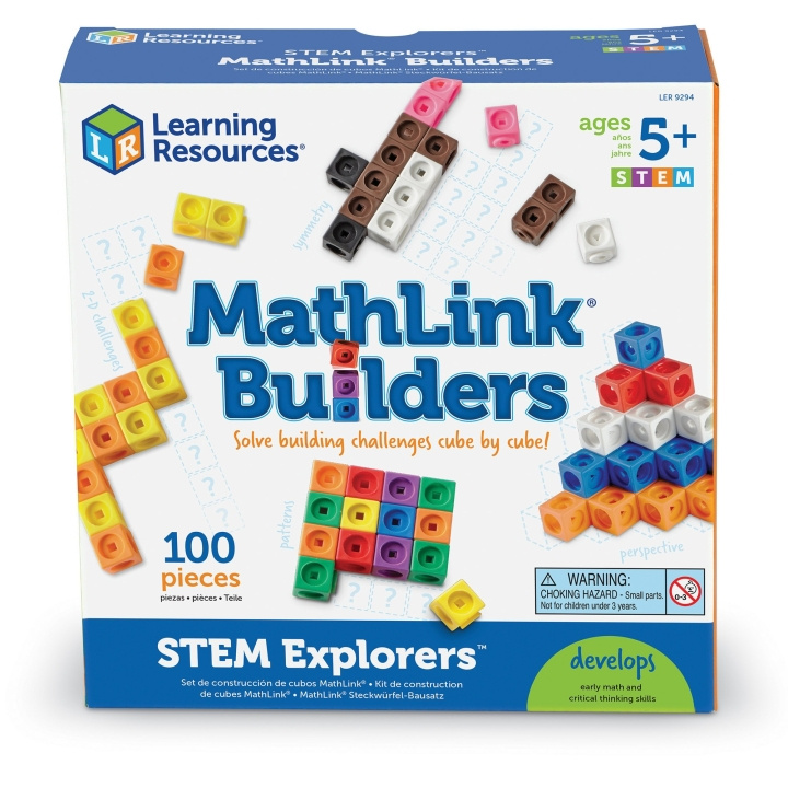 Learning Resources STEM Explorers™ MathLink® Builders (LSP9294-SCA) in the group TOYS, KIDS & BABY PRODUCTS / Toys / Play set at TP E-commerce Nordic AB (D27611)