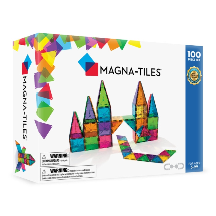 Magna Tiles MAGNA-TILES - Classic 100 Piece Set (90209) in the group TOYS, KIDS & BABY PRODUCTS / Toys / Building toys / Toy blocks at TP E-commerce Nordic AB (D27632)