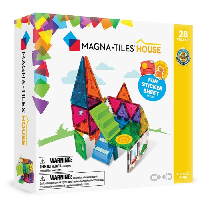 Magna Tiles MAGNA-TILES - House 28 Piece Set (90225) in the group TOYS, KIDS & BABY PRODUCTS / Toys / Building toys / Toy blocks at TP E-commerce Nordic AB (D27637)