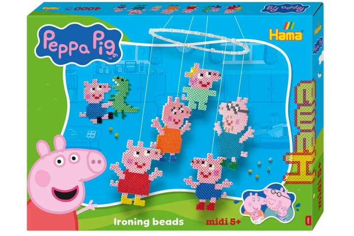 HAMA Beads Hama - Midi Gift Box Peppa Pig Family & Little Sister (387917) in the group TOYS, KIDS & BABY PRODUCTS / Toys / Figures, Miniatures & accessories at TP E-commerce Nordic AB (D27658)
