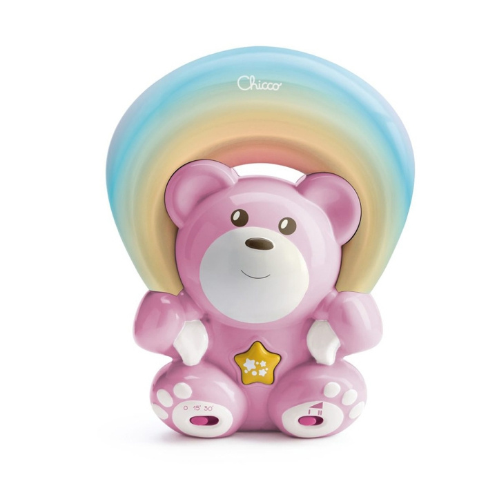 Chicco Rainbow Bear pink (300-00010474100000) in the group TOYS, KIDS & BABY PRODUCTS / Children\'s room / Baby lamps at TP E-commerce Nordic AB (D27670)