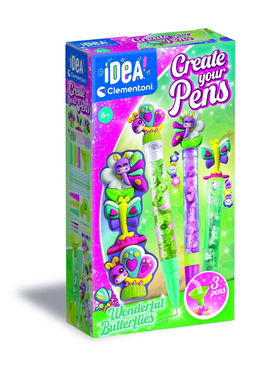 Clementoni Create your Pens - Wonderful butterflies (I-18169) in the group TOYS, KIDS & BABY PRODUCTS / Toys / Crafts at TP E-commerce Nordic AB (D27683)