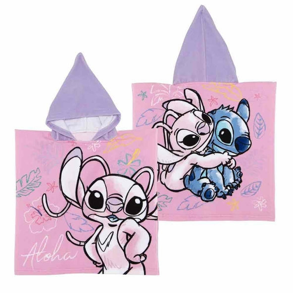 Disney Stitch (purple) - microfiber poncho - 50 x 100 cm (WD16999) in the group TOYS, KIDS & BABY PRODUCTS / Baby Gadgets / Bath at TP E-commerce Nordic AB (D27686)