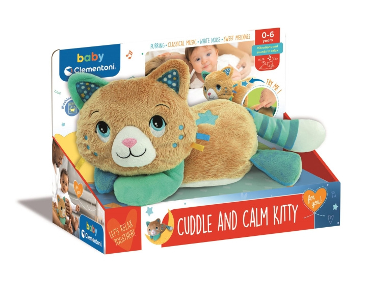 Clementoni Cuddle Calming Kitty (I-17574) in the group TOYS, KIDS & BABY PRODUCTS / Baby toys / stuffed animals at TP E-commerce Nordic AB (D27691)