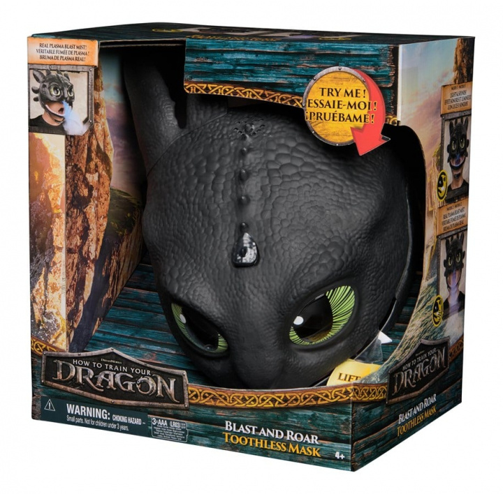 Dragons Movie Bland and Roar Toothless Mask (6072832) in the group TOYS, KIDS & BABY PRODUCTS / Toys / Figures, Miniatures & accessories at TP E-commerce Nordic AB (D27702)