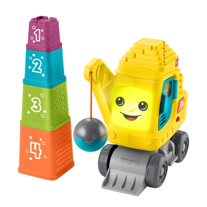 Fisher-Price Count & Stack Crane (JFF16) in the group TOYS, KIDS & BABY PRODUCTS / Toys / Building toys / Toy blocks at TP E-commerce Nordic AB (D27715)