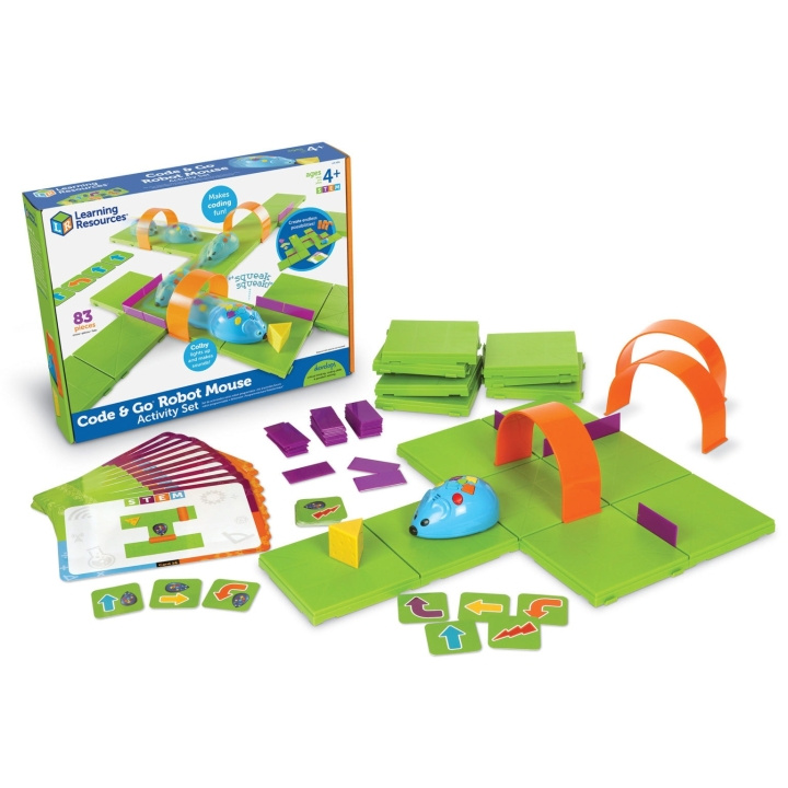 Learning Resources Code & Go® Robot Mouse Activity Set - (LSP2831-SCA) in the group TOYS, KIDS & BABY PRODUCTS / Baby toys / Activity toys at TP E-commerce Nordic AB (D27716)