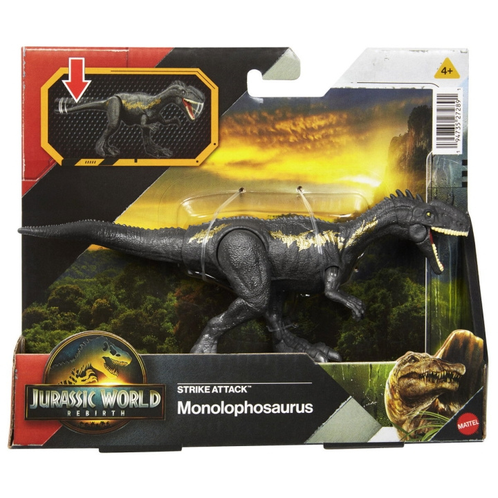 Jurassic World Rebirth Strike Attack - Monolophosaurus in the group TOYS, KIDS & BABY PRODUCTS / Toys / Figures, Miniatures & accessories at TP E-commerce Nordic AB (D27731)