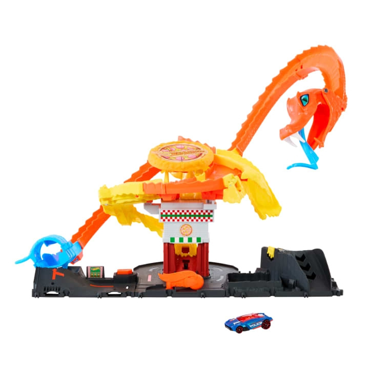 Hot Wheels City Cobra Slam Pizza Attack (HTN81) in the group TOYS, KIDS & BABY PRODUCTS / Toys / Play set at TP E-commerce Nordic AB (D27734)
