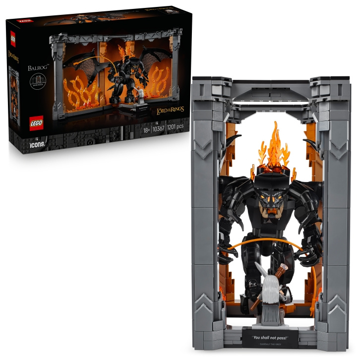 LEGO Icons - The Lord of the Rings: Balrog™ Book Nook (10367) in the group TOYS, KIDS & BABY PRODUCTS / Toys / Building toys / Lego at TP E-commerce Nordic AB (D27755)