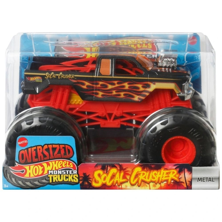 Hot Wheels Monster Trucks 1:24 Die-Cast - Socal Crusher in the group TOYS, KIDS & BABY PRODUCTS / Toys / Toy cars at TP E-commerce Nordic AB (D27761)