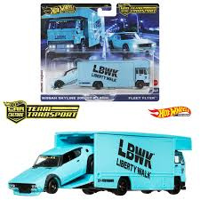 Hot Wheels Premium Car Team Transport Set, LBWK Liberty Walk Nissan Skyline (HRV45) in the group TOYS, KIDS & BABY PRODUCTS / Toys / Toy cars at TP E-commerce Nordic AB (D27765)