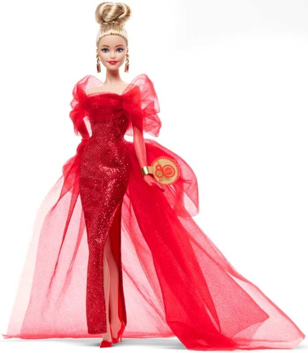 Barbie Mattel 80th Anniversary Doll (JBJ17) in the group TOYS, KIDS & BABY PRODUCTS / Toys / Docks & Accessories at TP E-commerce Nordic AB (D27781)