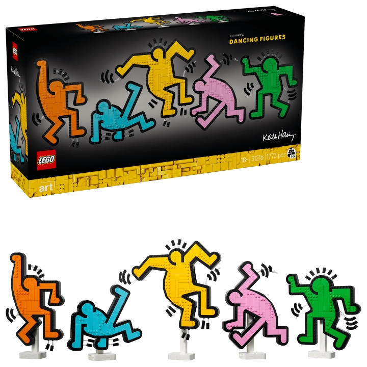 LEGO ART - Keith Haring – Dancing Figures (31216) in the group TOYS, KIDS & BABY PRODUCTS / Toys / Building toys / Lego at TP E-commerce Nordic AB (D27790)