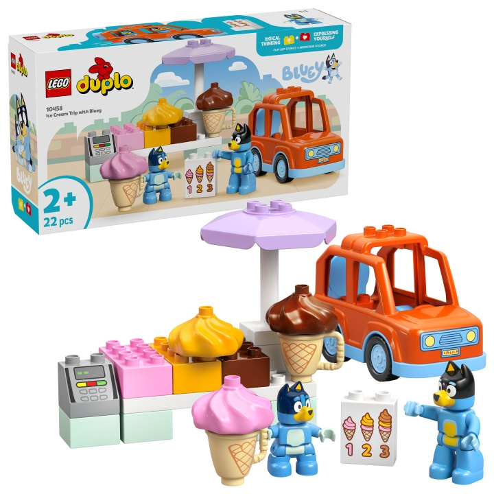 LEGO DUPLO Bluey - Ice Cream Trip with Bluey (10458) in the group TOYS, KIDS & BABY PRODUCTS / Toys / Building toys / Lego at TP E-commerce Nordic AB (D27797)