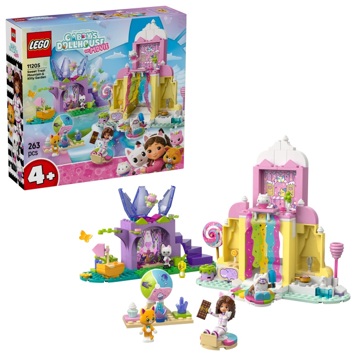 LEGO Gabby\'s Dollhouse - Sweet Treat Mountain & Kitty Garden (11205) in the group TOYS, KIDS & BABY PRODUCTS / Toys / Building toys / Lego at TP E-commerce Nordic AB (D27820)