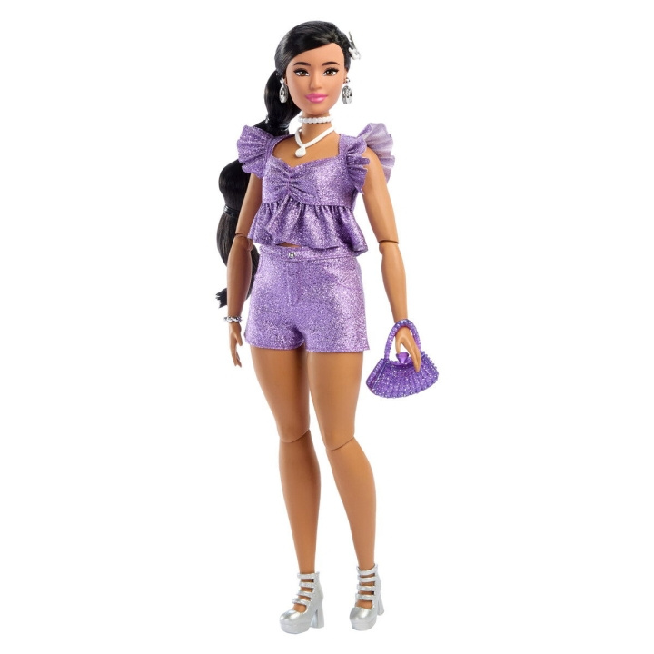 Barbie Deluxe Style Purple Shorts Indian Doll (JFP43) in the group TOYS, KIDS & BABY PRODUCTS / Toys / Docks & Accessories at TP E-commerce Nordic AB (D27851)