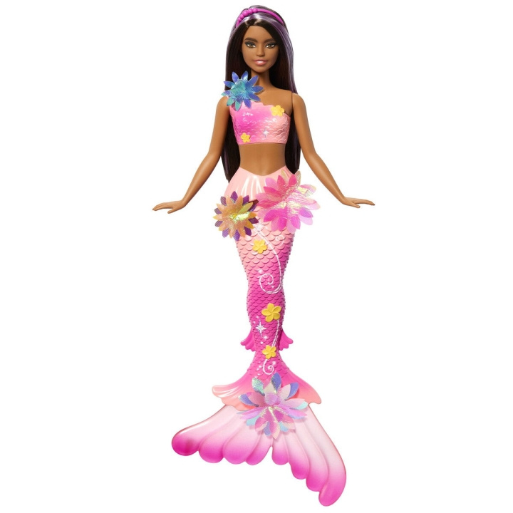Barbie Blooming Magic Black Mermaid Doll (JDM73) in the group TOYS, KIDS & BABY PRODUCTS / Toys / Docks & Accessories at TP E-commerce Nordic AB (D27880)