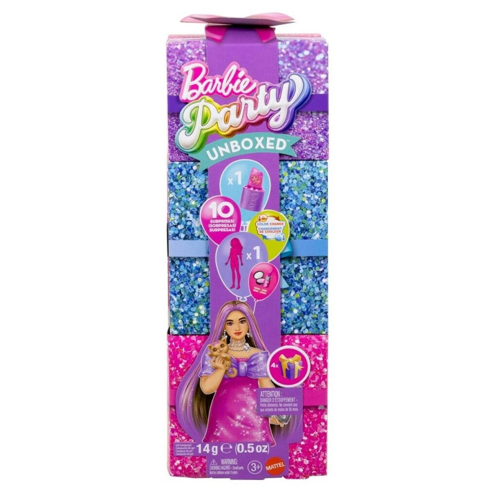 Barbie Glam Party Unboxed Pink Curvy Doll (JFY67) in the group TOYS, KIDS & BABY PRODUCTS / Toys / Docks & Accessories at TP E-commerce Nordic AB (D27882)