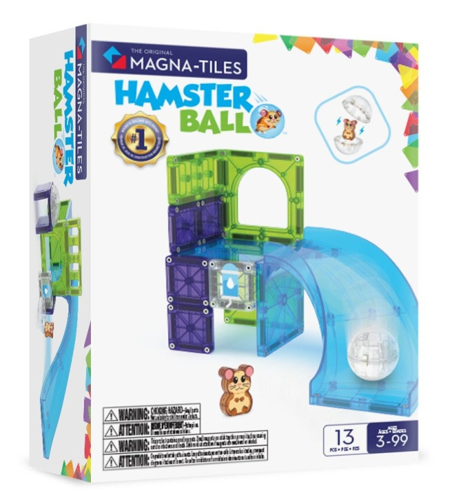 Magna Tiles MAGNA-TILES - Hamster Wheel 13 pcs (90358) in the group TOYS, KIDS & BABY PRODUCTS / Toys / Building toys / Toy blocks at TP E-commerce Nordic AB (D27886)