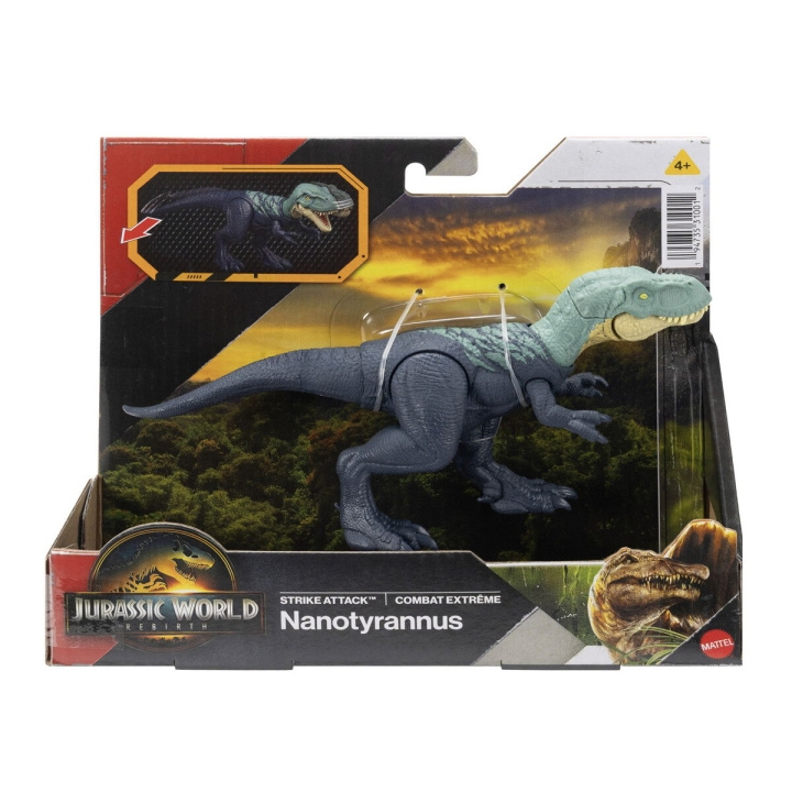 Jurassic World Rebirth Strike Attack - Nanotyrannus in the group TOYS, KIDS & BABY PRODUCTS / Toys / Figures, Miniatures & accessories at TP E-commerce Nordic AB (D27894)