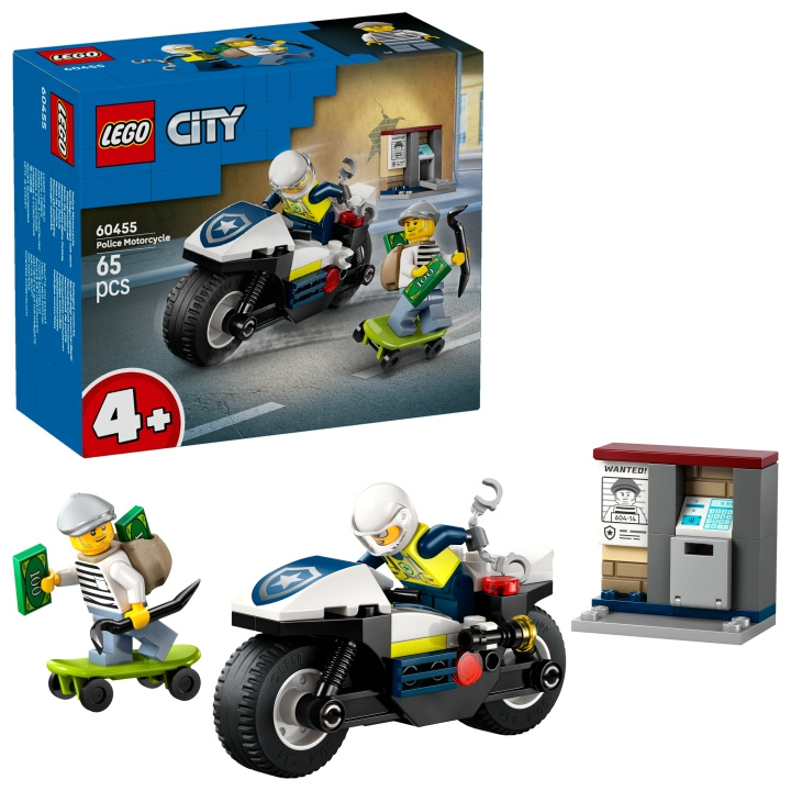 LEGO LEGO City - Police Motorcycle Chase (60455) in the group TOYS, KIDS & BABY PRODUCTS / Toys / Building toys / Lego at TP E-commerce Nordic AB (D27915)