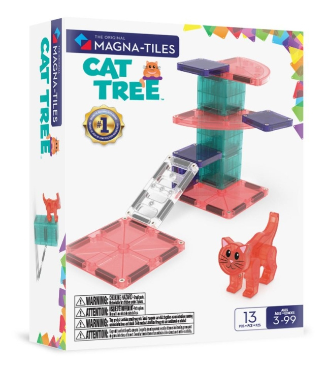 Magna Tiles MAGNA-TILES - Cat Tree (90357F) in the group TOYS, KIDS & BABY PRODUCTS / Toys / Building toys / Toy blocks at TP E-commerce Nordic AB (D27975)